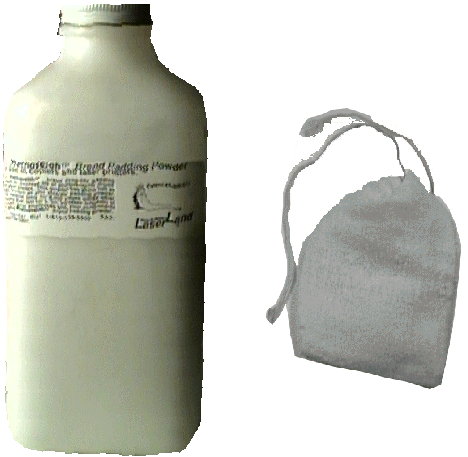 [Image: Methuselah™ brand Padding Powder: Patent #5,308,515]